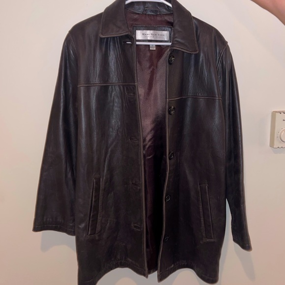 Barely worn Marc New York true leather jacket size Small - Picture 1 of 5